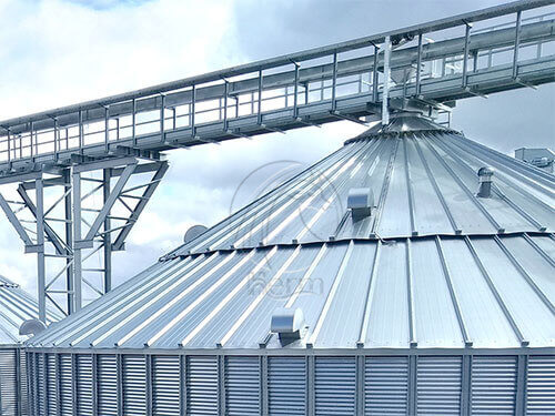 flat_bottom_bins_Silo_Roof